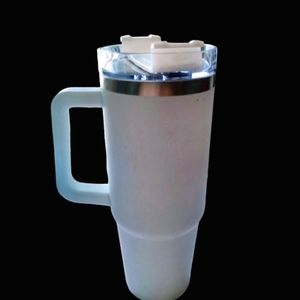 DrHorton Stainless Steel Large Travel Mug White